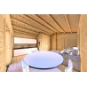 Casa di legno coibentata LARA 6x8 44/100/44 mm, interno
