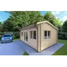 Case in legno coibentata CAMILLA 6x4.2 44/100/44 mm, fronte lato destro