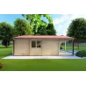 Casa in legno PERLA 6x6 44 mm, lato sinistro