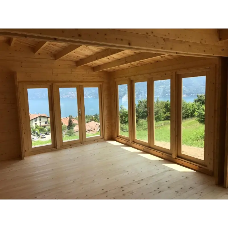 Casa in legno AUGUSTA 8x6 60 mm, realizzazione interno