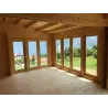 Casa in legno AUGUSTA 8x6 60 mm, realizzazione interno