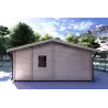 Casa in legno AUGUSTA 8x6 60 mm, lato sinistro