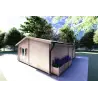 Casa in legno AUGUSTA 8x6 60 mm, retro destro