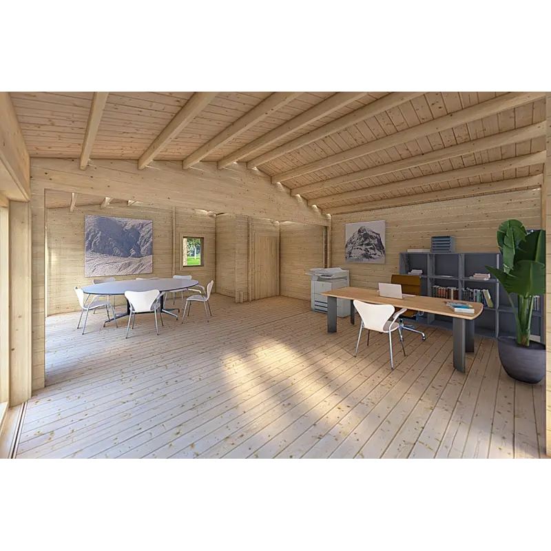 Casa coibentata AUGUSTA 8x6 44/100/44 mm, interno
