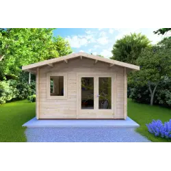 Casetta da giardino GIULIA 4x3 44mm, vista frontale