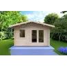 Casetta da giardino GIULIA 4x3 44mm, vista frontale