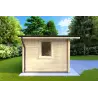Casetta da giardino GIULIA 4x3 44mm, lato sinistro