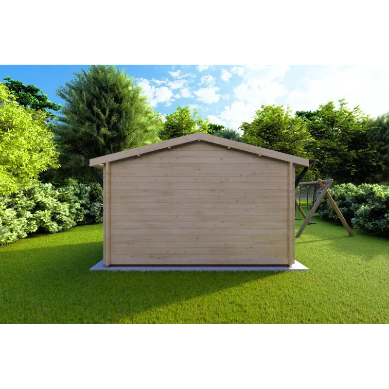 Casetta da giardino GIULIA 4x3 44mm, retro