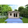 Casetta da giardino LAURA 4x4 44mm, vista frontale