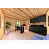 Casetta da giardino LAURA 4x4 44mm, interno