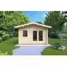 Casetta in legno MATILDE 5x4 44mm, vista frontale