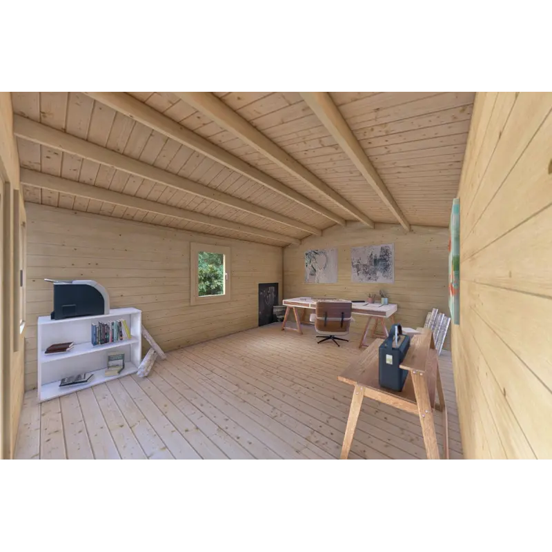 Casetta in legno MATILDE 5x4 44mm, interno