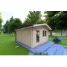 Casa in legno da giardino ANITA 5x4 44mm, lato sinistro