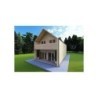 Casa coibentata stile moderno PENELOPE 98 m² 44/80/30/40, fronte lato destro