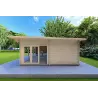 Casa in legno AURELIA 6x8 44mm, lato destro