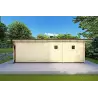Casa in legno AURELIA 6x8 44mm, retro