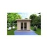 Casa in legno da giardino ILARIA 3x3 44mm, vista frontale