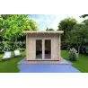 Casa in legno da giardino ILARIA 3x3 44mm, vista frontale