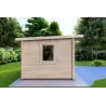 Casa in legno da giardino ILARIA 3x3 44mm, lato sinistro