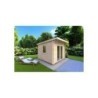 Casa in legno da giardino ILARIA 3x3 44mm, fronte lato sinistro