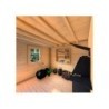 Casa in legno da giardino ILARIA 3x3 44mm, interno