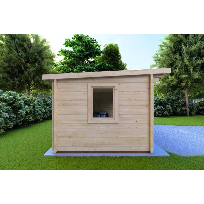 Casetta in legno ILARIA 4x3 44mm, lato sinistro