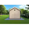 Casa di legno ELODIE 4x6 44mm, retro