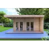 Casa di legno FLAMINIA 6x6 44mm, lato destro