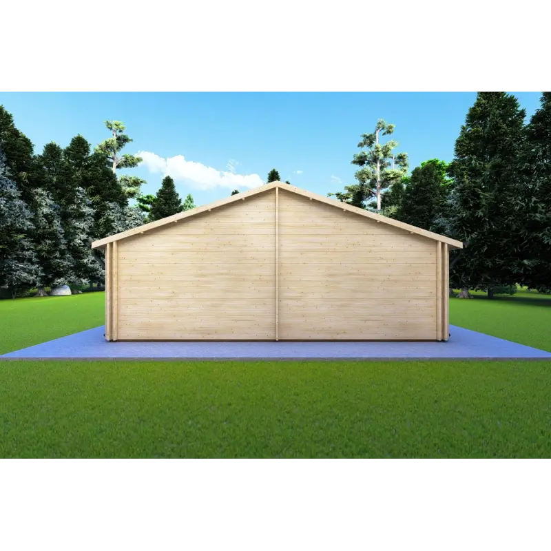 Casa abitabile in legno stile tradizionale SOFIA 17x8 44/140/44 mm, retro