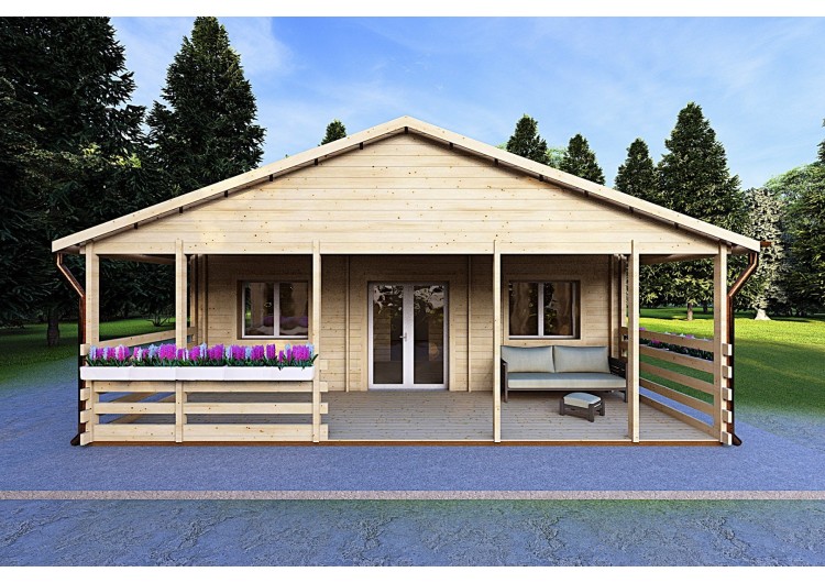 Casa abitabile 116 m² FIRENZE 44/140/44 mm, vista frontale