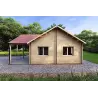 Casa prefabbricata 95 m² AGNESE 44/140/44 mm, lato destro
