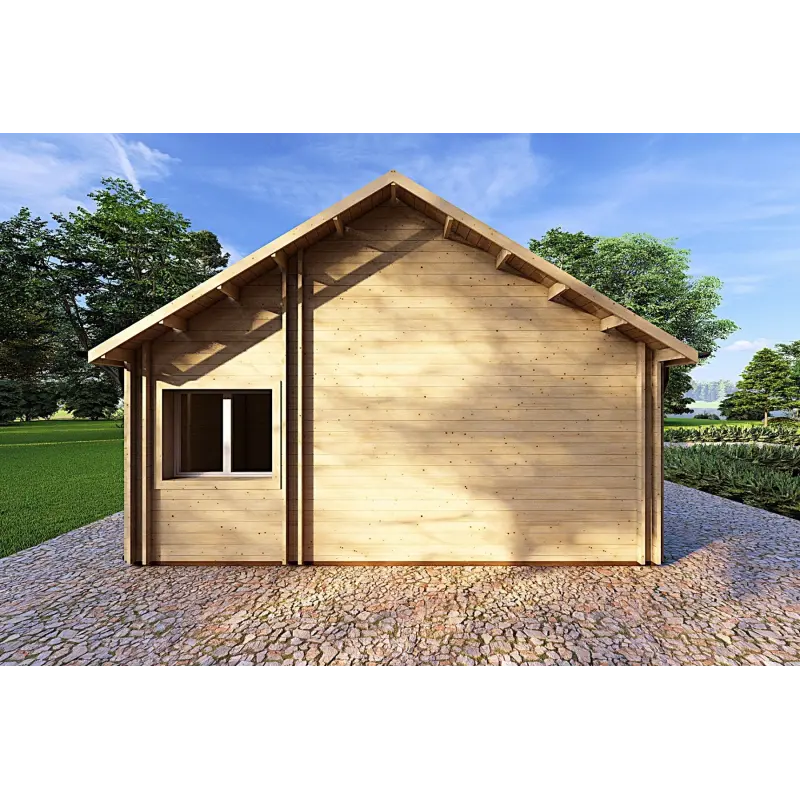 Casa prefabbricata 95 m² AGNESE 44/140/44 mm, lato sinistro