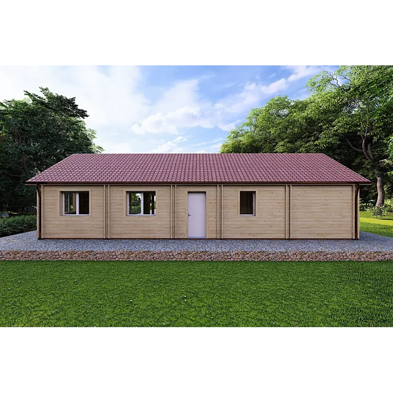 Casa prefabbricata 95 m² AGNESE 44/140/44 mm, retro