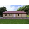 Casa prefabbricata 95 m² AGNESE 44/140/44 mm, retro