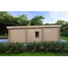Casa abitabile tetto piano CAMELIA 125 m² 44/140/44 mm, lato sinistro