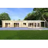 Casa abitabile tetto piano CAMELIA 125 m² 44/140/44 mm, retro