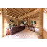 Casa di legno prefabbricata luminosa DAFNE 95 m² 44/140/44 mm, interno