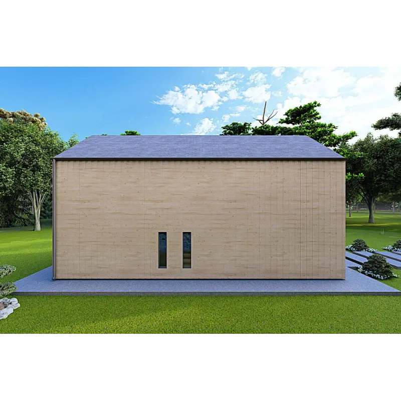 Casa abitabile bifamiliare CALIPSO 12x6 44/100/30/40 mm, lato destro