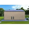 Casa abitabile bifamiliare CALIPSO 12x6 44/100/30/40 mm, lato destro