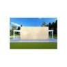 Casa in legno prefabbricata con doppia veranda NAUSICAA 98 m² 70/100/30/40 mm, lato destro