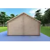 Casa prefabbricata di legno con patio GINEVRA 130 m² 44/140/44 mm, lato destro
