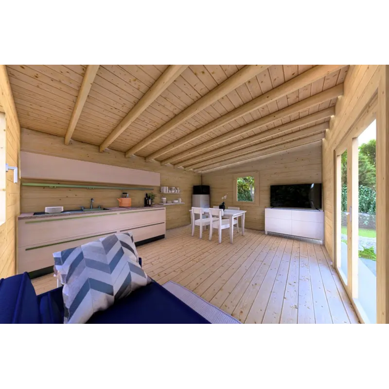 Casetta da giardino GLORIA 5.2x4.2 44mm, interno