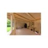 Casetta in legno SIBILLA 4.5x3.5 44mm, interno