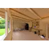 Casetta in legno SIBILLA 4.5x3.5 44mm, interno