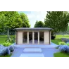 Casetta da giardino JESSICA 4x5, 44mm, vista frontale