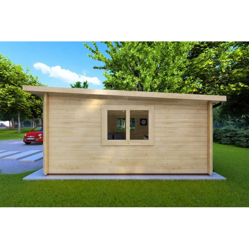 Casa in legno da giardino ELISA 5x5 44mm, lato destro
