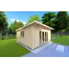Casa in legno da giardino ELISA 5x5 44mm, lato sinistro