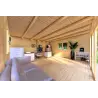 Casa in legno da giardino ELISA 5x5 44mm, interno