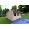 Casetta in legno AZZURRA 5x4 44mm, lato sinistro