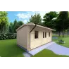 Casetta in legno AZZURRA 6x3 44mm, lato sinistro